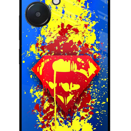 Superman logo Redmi 13C 5G Glass Case