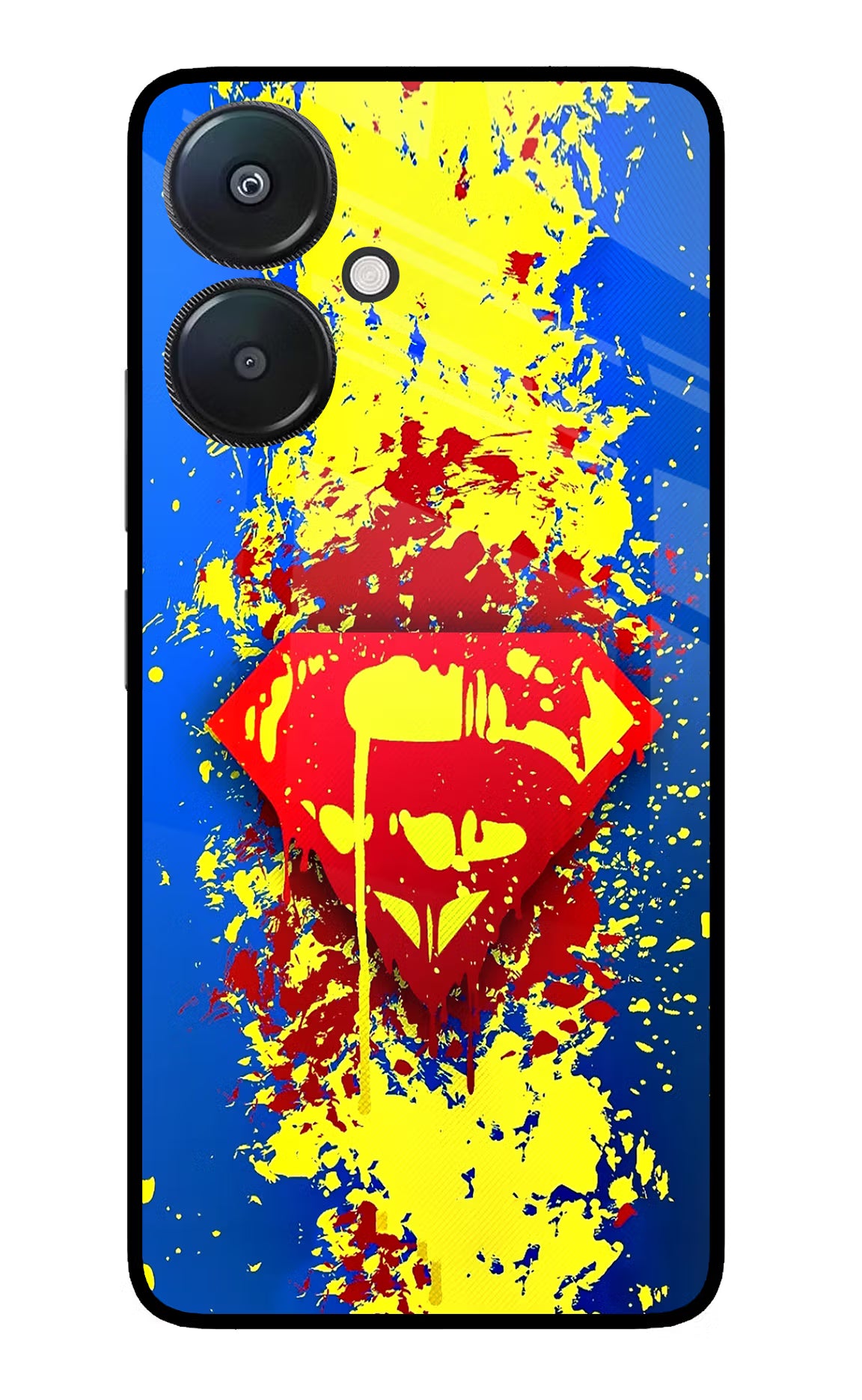 Superman logo Redmi 13C 5G Glass Case