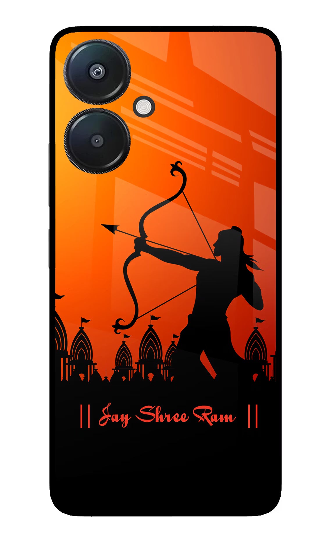 Lord Ram - 4 Redmi 13C 5G Glass Case Back Cover by Casekaro