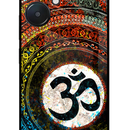 Om Cultural Redmi 13C 5G Glass Case
