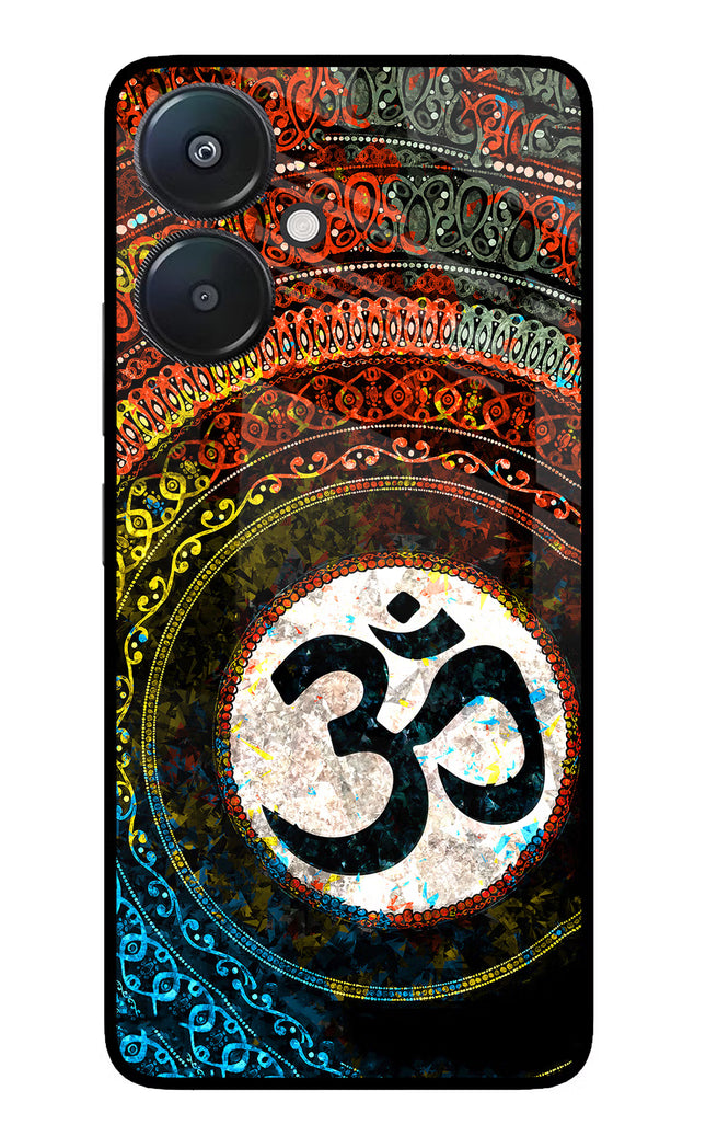 Om Cultural Redmi 13C 5G Glass Case