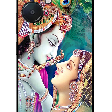 Lord Radha Krishna Redmi 13C 5G Glass Case