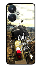 Ride More Worry Less Redmi 13C 5G Glass Case