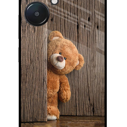 Teddy Wooden Redmi 13C 5G Glass Case