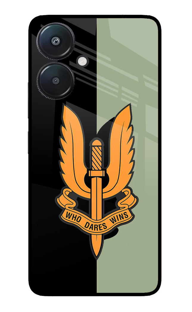 Balidan Logo Redmi 13C 5G Glass Case