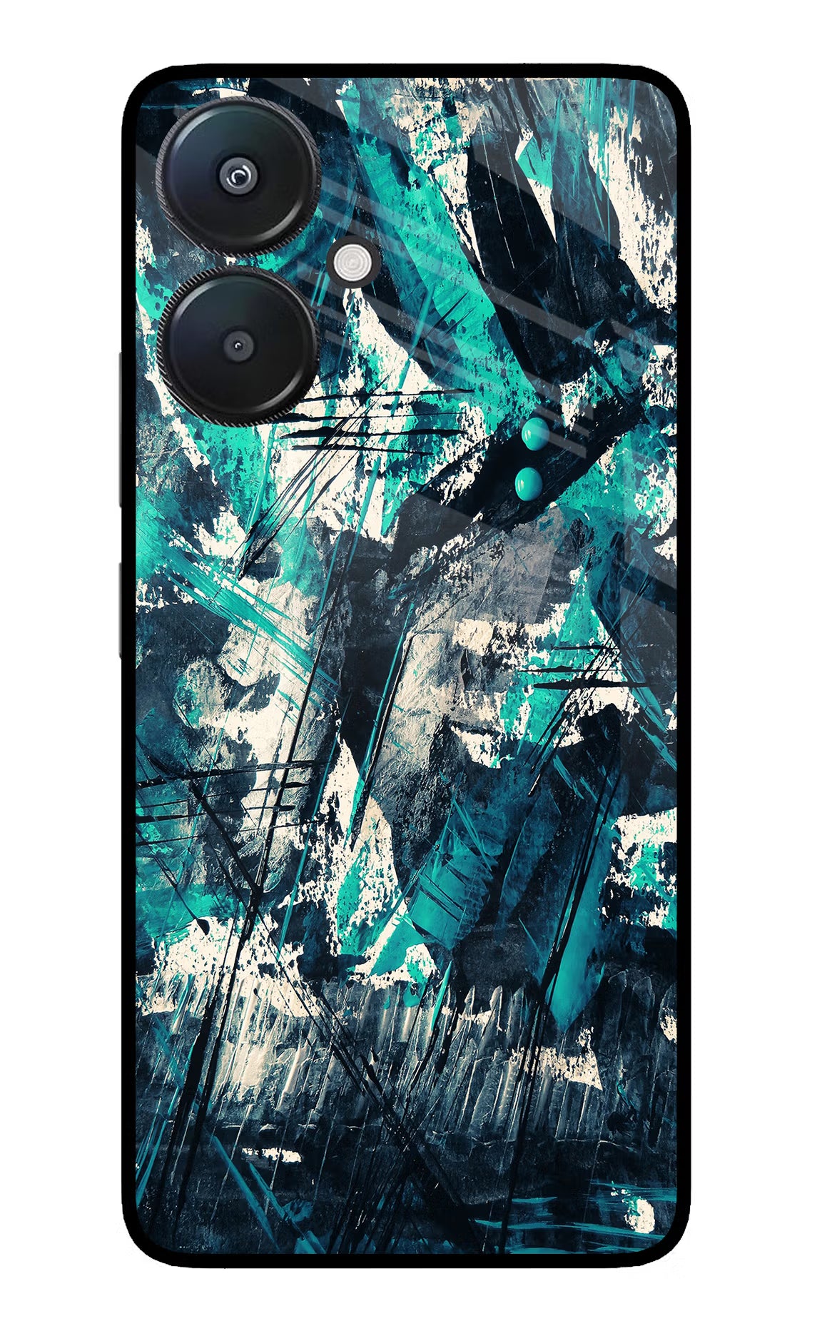 Artwork Redmi 13C 5G Glass Case Back Cover by Casekaro