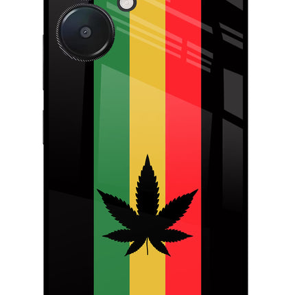 Weed Flag Redmi 13C 5G Glass Case