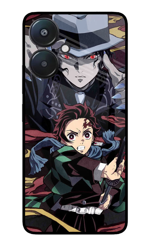 Demon Slayer Redmi 13C 5G Glass Case