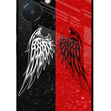 Wings Redmi 13C 5G Glass Case