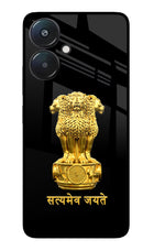 Satyamev Jayate Golden Redmi 13C 5G Glass Case