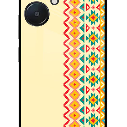Ethnic Seamless Redmi 13C 5G Glass Case