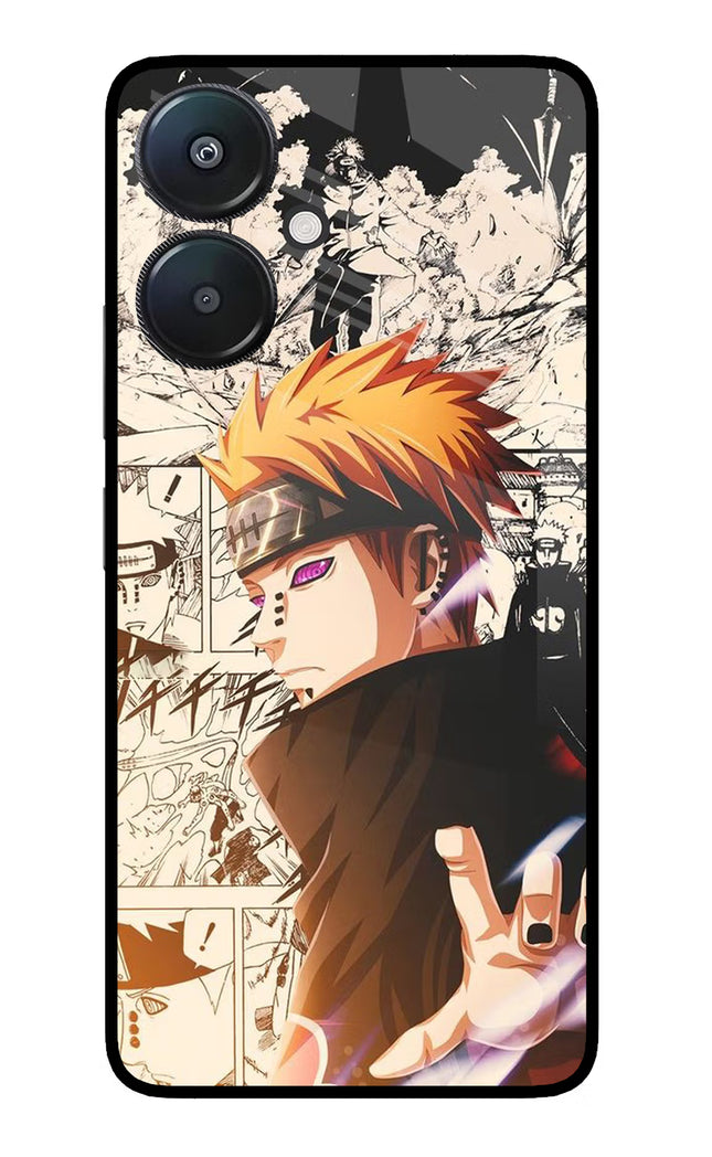 Pain Anime Redmi 13C 5G Glass Case