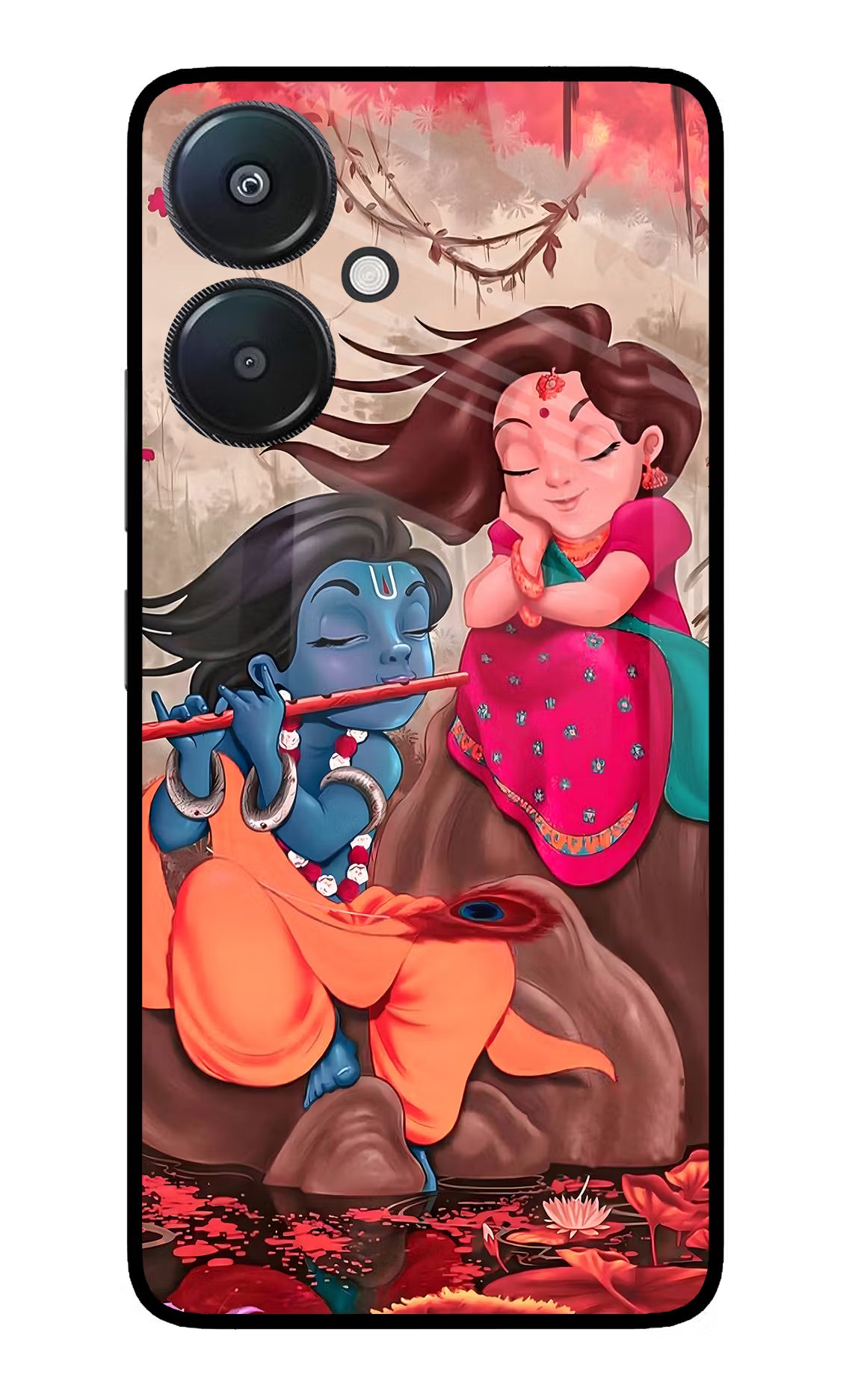 Radhe Krishna Redmi 13C 5G Glass Case