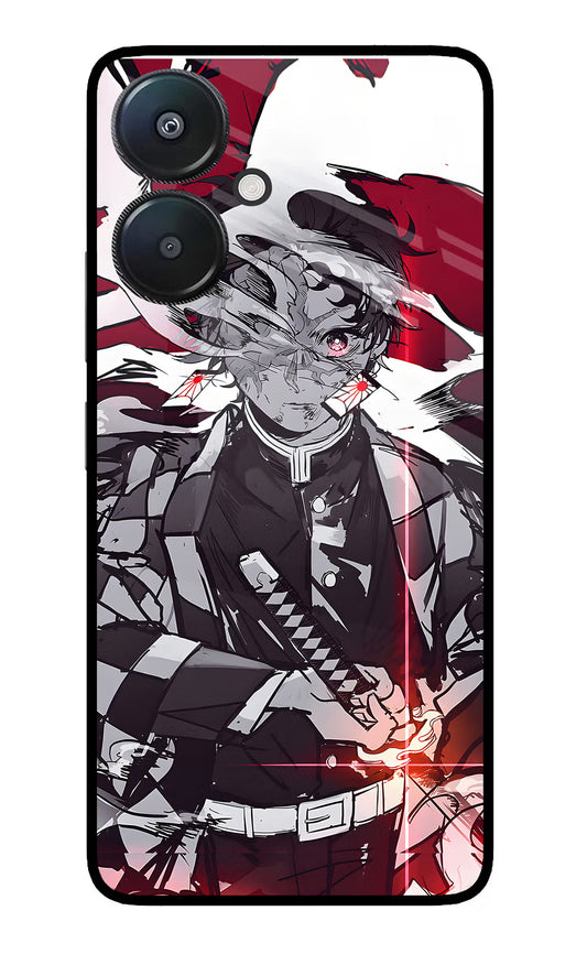 Demon Slayer Redmi 13C 5G Glass Case