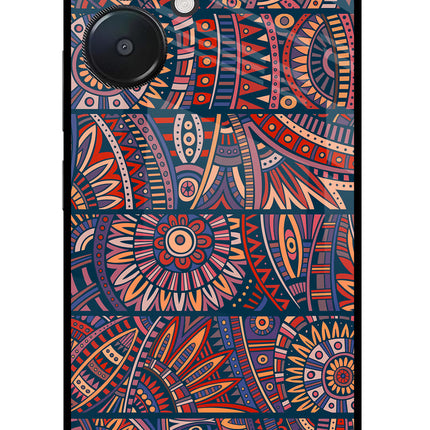 African Culture Design Redmi 13C 5G Glass Case