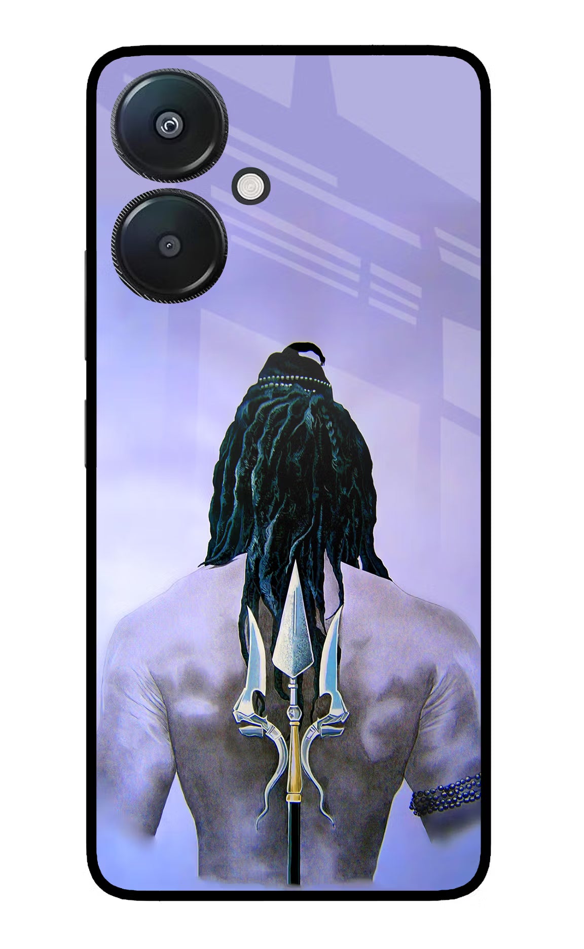 Shiva Redmi 13C 5G Glass Case Back Cover by Casekaro