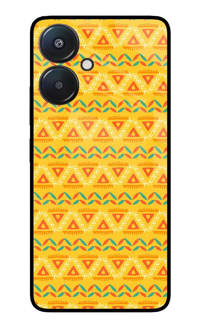 Tribal Pattern Redmi 13C 5G Glass Case
