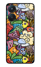 Veggie Doodle Redmi 13C 5G Glass Case