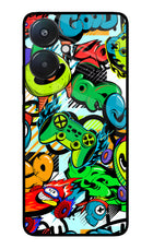 Game Doodle Redmi 13C 5G Glass Case