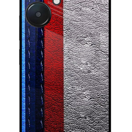 BMW Stripes Redmi 13C 5G Glass Case