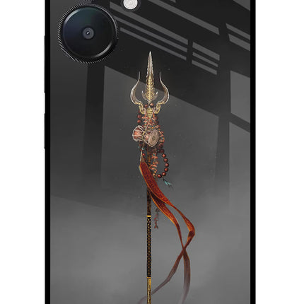 Shiv Trishul Redmi 13C 5G Glass Case