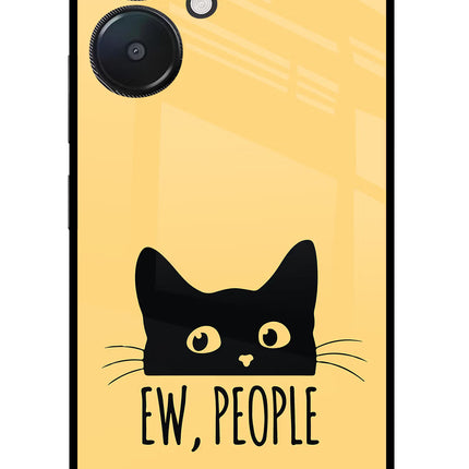 Ew People Catitude Redmi 13C 5G Glass Case