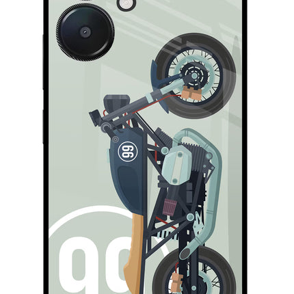 Classic Cafe Racer 99 Redmi 13C 5G Glass Case