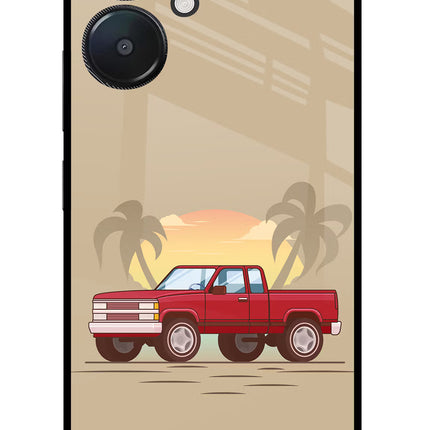 Desert Classic Drive Redmi 13C 5G Glass Case