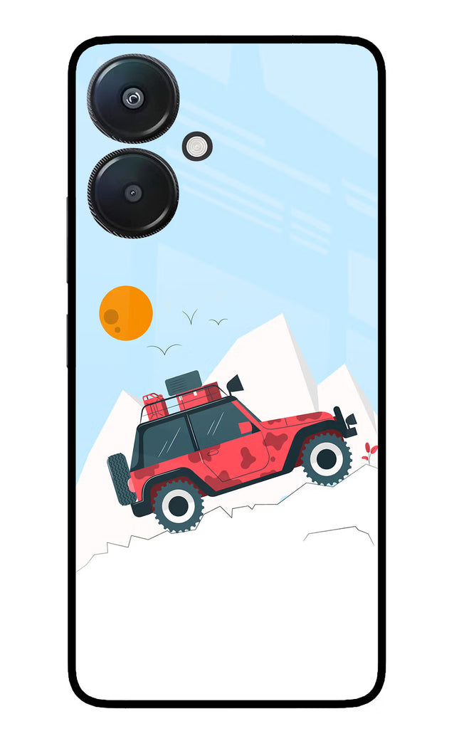 Mountain Trail Beast Redmi 13C 5G Glass Case