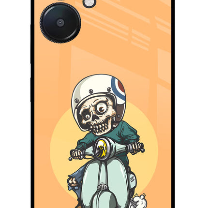 Undead Biker Redmi 13C 5G Glass Case