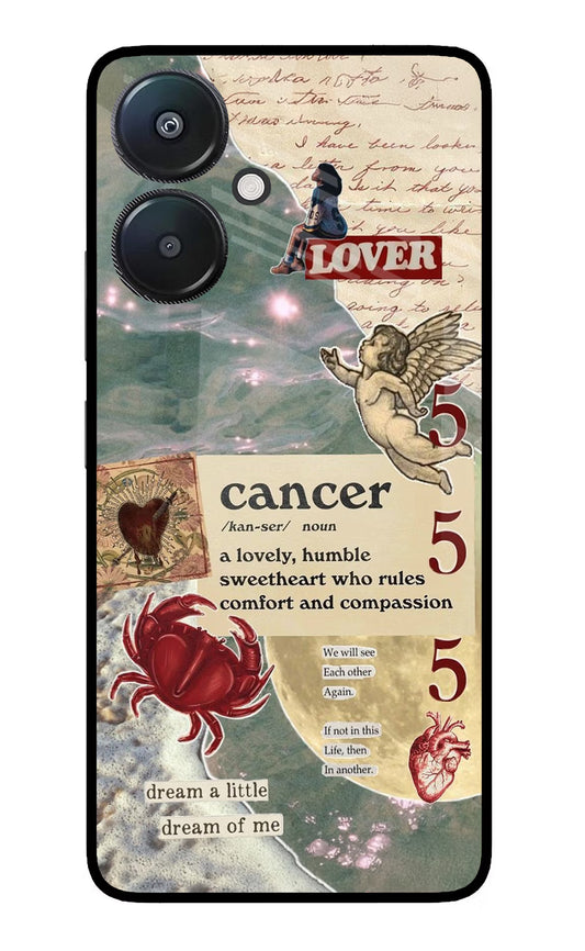 Cancer Zodiac Redmi 13C 5G Glass Case