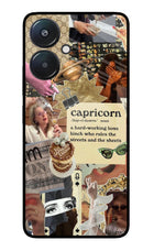 Capricorn Zodiac Redmi 13C 5G Glass Case