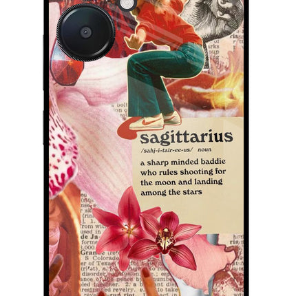 Sagittarius Zodiac Redmi 13C 5G Glass Case