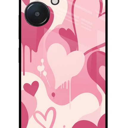 Hearty case Redmi 13C 5G Glass Case
