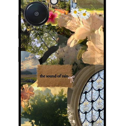 Rain Redmi 13C 5G Glass Case