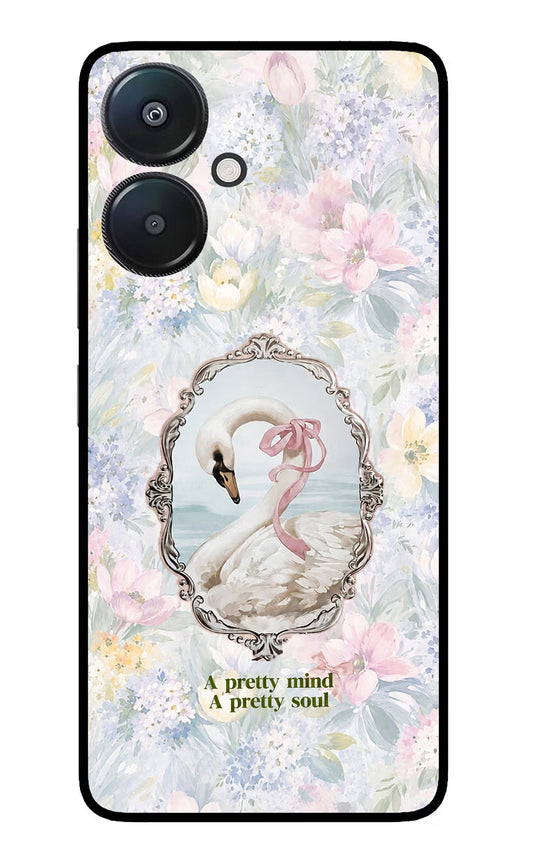 Pretty Mind Pretty Soul Redmi 13C 5G Glass Case