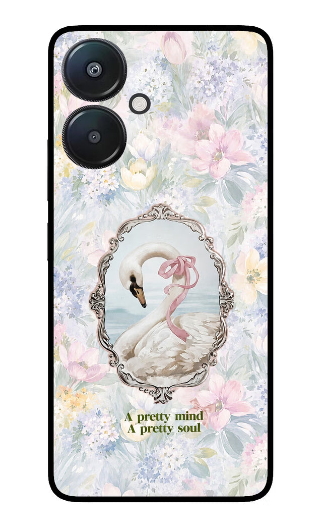 Pretty Mind Pretty Soul Redmi 13C 5G Glass Case