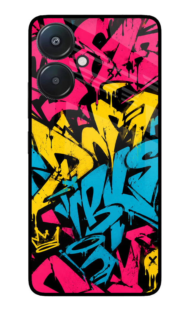 Graffiti Vibe Redmi 13C 5G Glass Case
