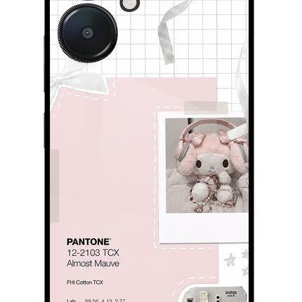 Pantone Asthetic Redmi 13C 5G Glass Case