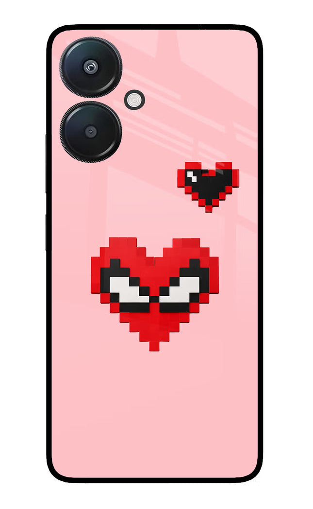 Gwen Heart Redmi 13C 5G Glass Case
