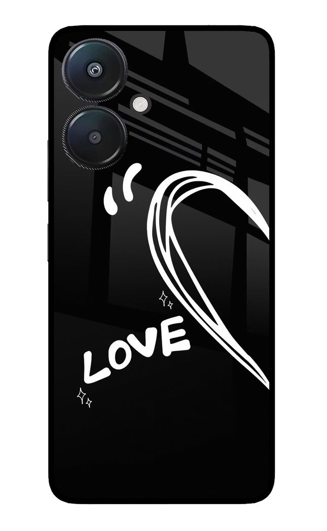 Love Line Redmi 13C 5G Glass Case