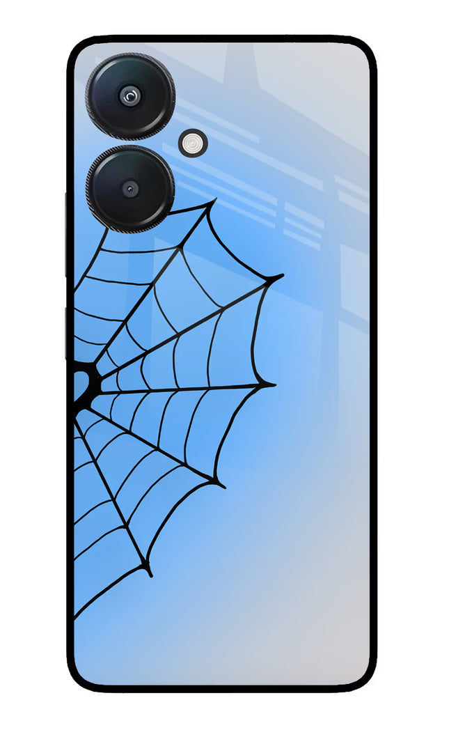 Blue Web Redmi 13C 5G Glass Case