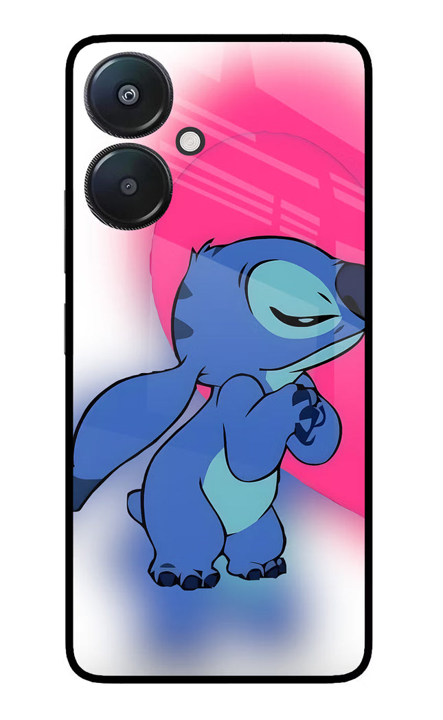 Stitch Hug Redmi 13C 5G Glass Case