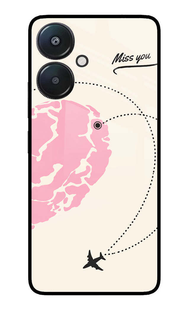 Miss Orbit Redmi 13C 5G Glass Case
