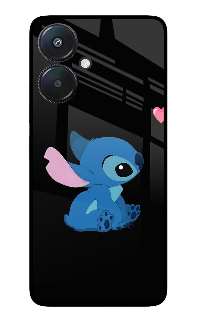 Stitch Crush Redmi 13C 5G Glass Case
