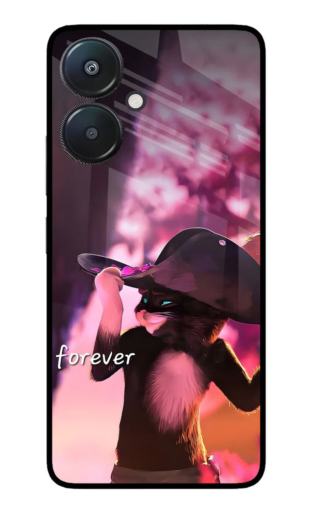 Forever Cat Redmi 13C 5G Glass Case