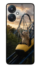 Rollercoaster Dog Redmi 13C 5G Glass Case