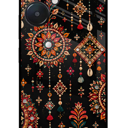 Boho Noir Redmi 13C 5G Glass Case