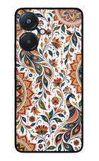 White Mayura Redmi 13C 5G Glass Case