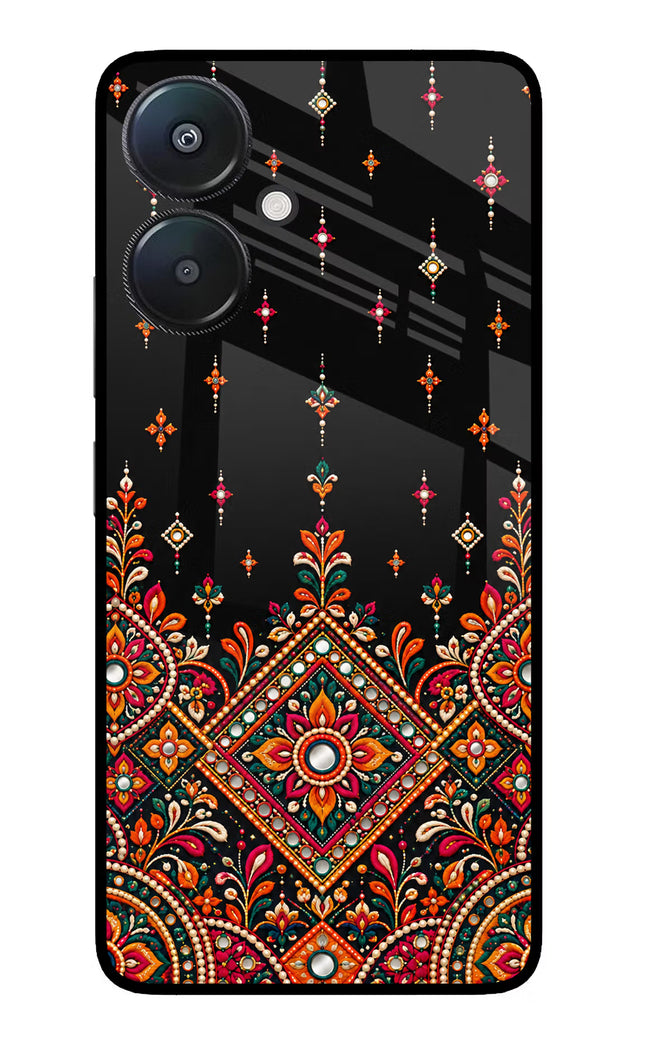 Noir Mehfil Redmi 13C 5G Glass Case